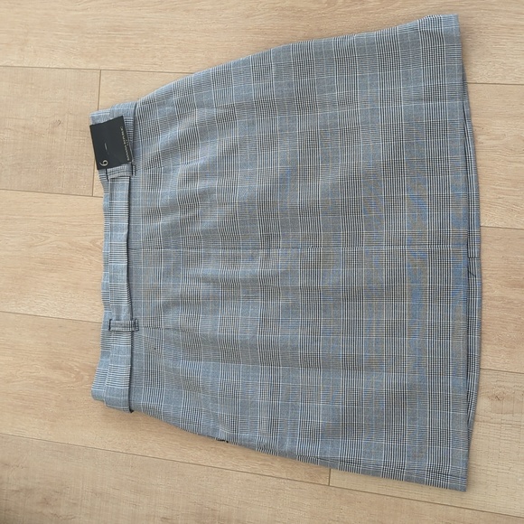 BANANA REPUBLIC Check Pattern Skirt Size 6US NWT - Picture 3 of 6